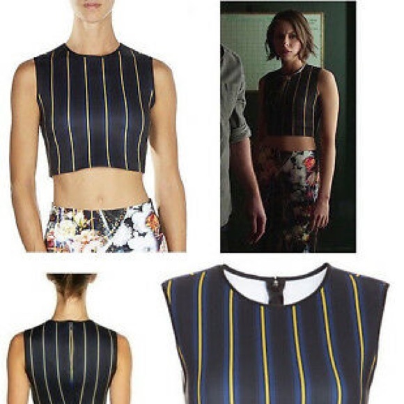 Clover Canton Paisley and pinstripes skirt and top - Picture 4 of 5